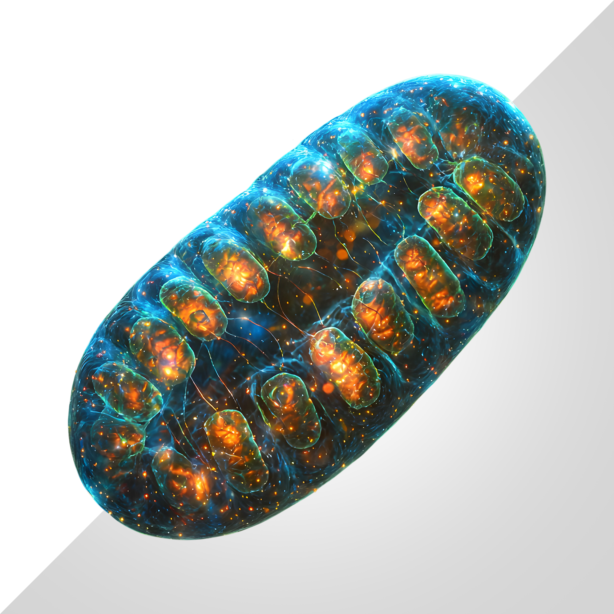 Mitochondria 3D cellular energy MOTS-c peptide